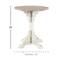 2.5ft. White Chinese Fir Farmhouse Accent Table